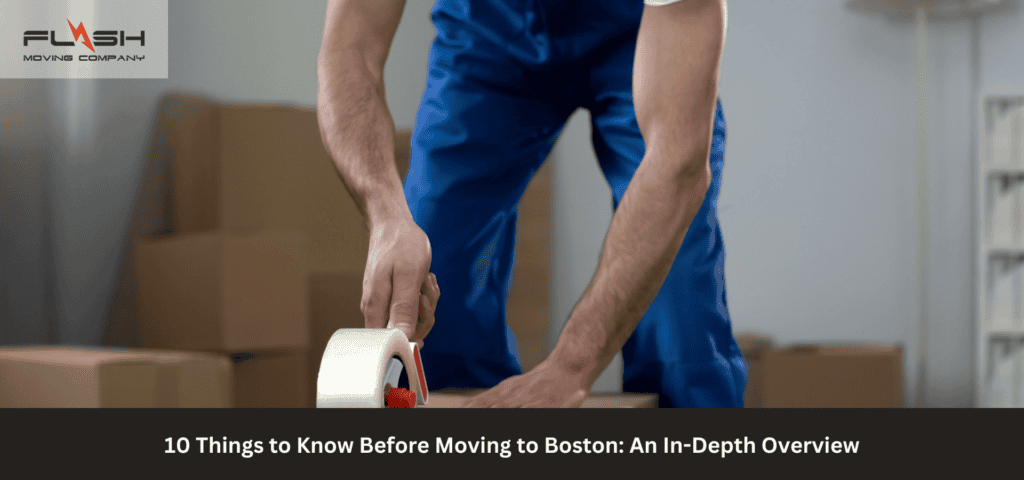 Family preparing for a move to Boston with the help of Flash Moving & Storage.